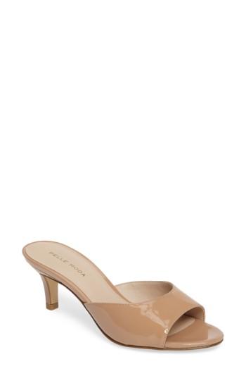 Women's Pelle Moda Bex Kitten Heel Slide .5 M - Beige