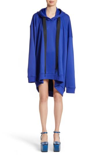 Women's Marques'almeida Oversize Drawstring Hoodie - Blue