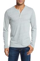 Men's Surfside Supply Long Sleeve Henley - Grey