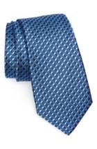 Men's Nordstrom Men's Shop Nathan Neat Silk Tie, Size - Blue