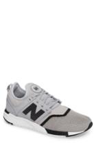 Men's New Balance 247 Sport Knit Sneaker .5 D - Grey