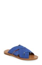 Women's Marc Fisher D Raida Slide Sandal, Size 8.5 M - Blue
