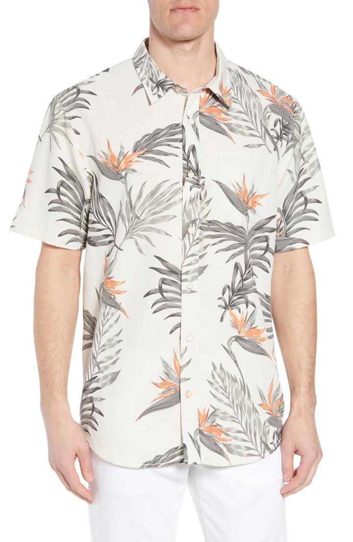 Men's Jack O'neill Paradise Fit Short Sleeve Sport Shirt