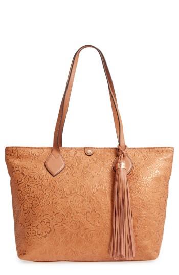Tommy Bahama Barbados Leather Tote - Black