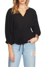 Women's 1.state Blouson Sleeve Corset Blouse - Black