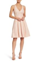 Women's Dress The Population Collette Sequin Fit & Flare Dress - Pink