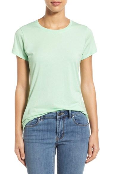 Women's Halogen Short Sleeve Crewneck Tee - Green