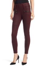 Women's Hudson Jeans High Waist Coated Skinny Jeans - Red
