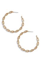 Women's Kate Spade New York Chain Reaction Link Hoop Earrings