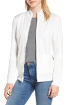 Women's Canada Goose Windbridge Zip Front Sweater Jacket P (0p) - White
