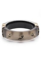 Women's Alexis Bittar Brutalist Butterfly Triple Stone Studded Hinge Bangle