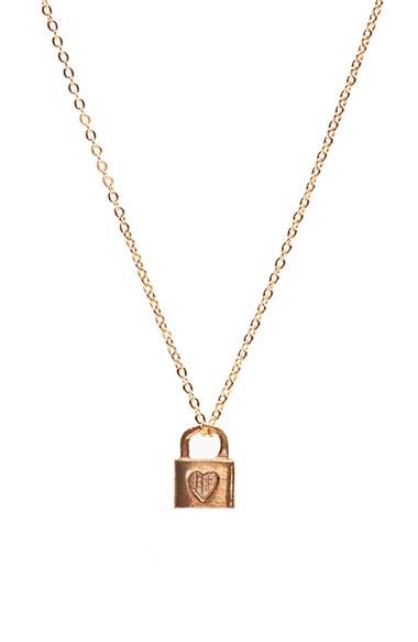 Women's The Giving Keys Heart 16-inch Lock Pendant Necklace