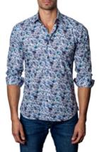 Men's Jared Lang Floral Print Sport Shirt