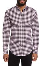Men's Boss Rod Trim Fit Check Oxford Sport Shirt, Size - Black