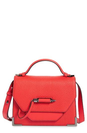 Mackage Keeley Leather Satchel - Red