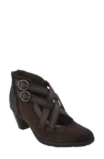Women's Earth 'amber' Buckle Bootie .5 M - Brown