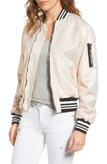 Women's Hudson Jeans Gene Puffy Bomber Jacket
