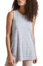 Women's Current/elliott The Muscle Stripe Tee - Blue