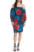 Women's Tracy Reese Strapping Off The Shoulder Silk Dress - Red