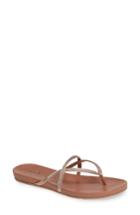 Women's Pedro Garcia Giulia Crystal Embellished Sandal Us / 37eu - Brown