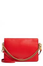Givenchy Cross 3 Leather Crossbody Bag - Red