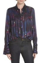 Women's Fuzzi Deco Flower Tulle Turtleneck
