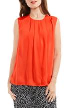 Women's Vince Camuto Sleeveless Rumple Blouse, Size - Red