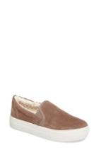 Women's Jslides Arpel Faux Fur Lined Slip-on Sneaker M - Burgundy