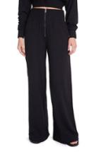 Women's Afrm Tuza High Waist Wide Leg Pants - Black