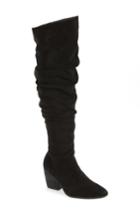 Women's Charles By Charles David Noelle Over The Knee Boot .5 M - Black