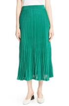 Women's Maje Jupette Pleated Midi Skirt - Green
