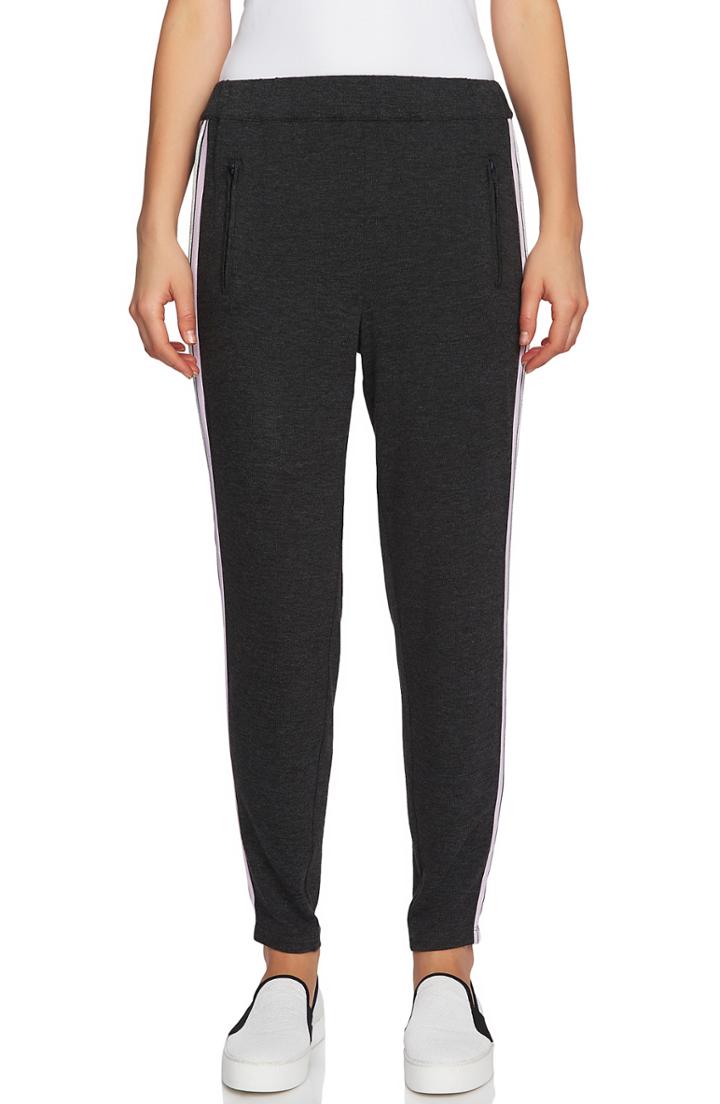 Women's 1.state Ribbon Trim Track Pants - Grey