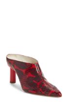 Women's Tibi Joel Pedestal Heel Mule Us / 37eu - Red