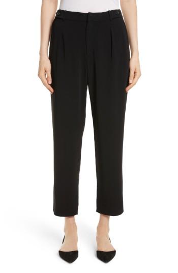 Women's Robert Rodriguez Waist Tab Slim Pants - Black