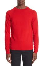 Men's Dries Van Noten Mimic Raglan Sweater - Red