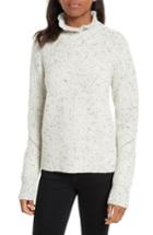 Women's Joie Adaliz Ribbed Ruffle Neck Sweater - White