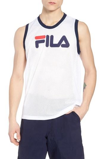 Men's Fila Zeke Mesh Tank - White