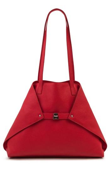 Akris 'ai Medium Shoulder Tote' Leather Tote -