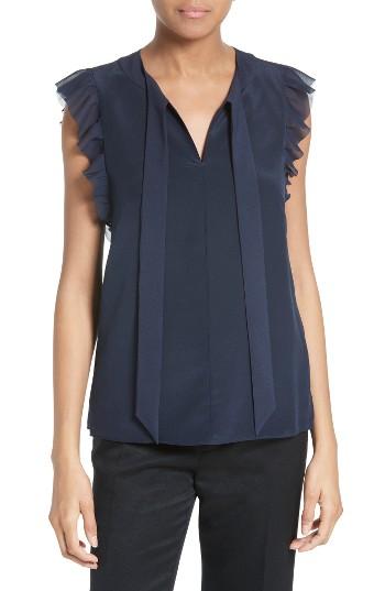 Women's Ted Baker London Eene Bow Neck Silk Top