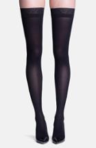 Women's Insignia By Sigvaris 'headliner' Graduated Compression Thigh Highs, Size C - Black