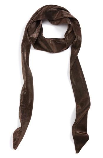 Women's Steve Madden Metallic Skinny Scarf, Size - Metallic