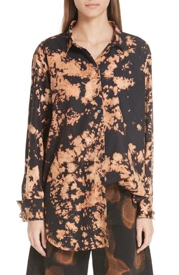 Women's Marques'almeida Bleached Oversized Shirt - Black