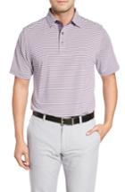 Men's Bobby Jones Xh20 Ranger Stripe Polo - Purple