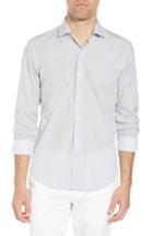 Men's Culturata Trim Fit Bicycle Print Sport Shirt - White
