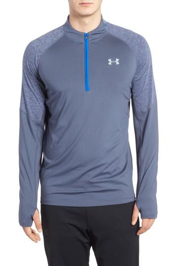 Men's Under Armour Threadborne Quarter Zip Performance T-shirt