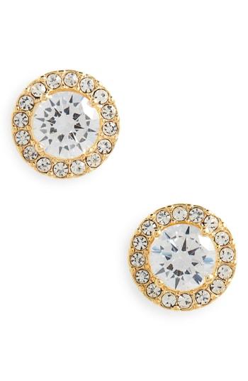 Women's Nordstrom Halo Cubic Zirconia Stud Earrings