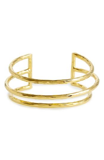 Women's Argento Vivo Three-row Wrist Cuff