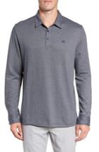 Men's Travis Mathew Tracy Houndstooth Polo - Blue