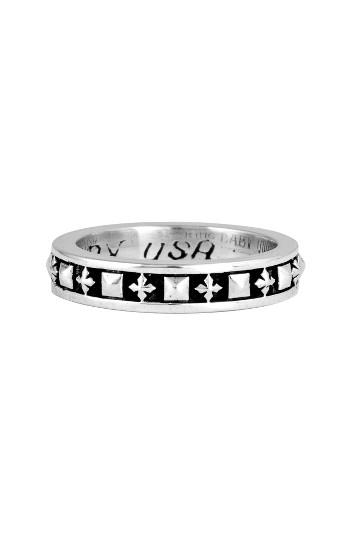 Men's King Baby Stackable Studded Ring