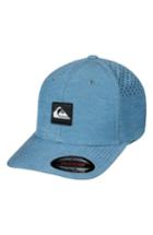 Men's Quiksilver Union Flex Fit Baseball Cap /x-large - Blue/green